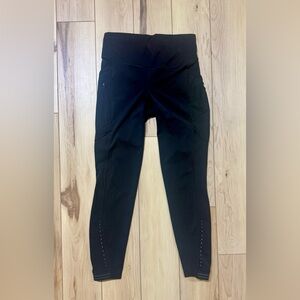Lululemon Fast and Free High-Rise Tight 25” 3 Pockets Black Size 6